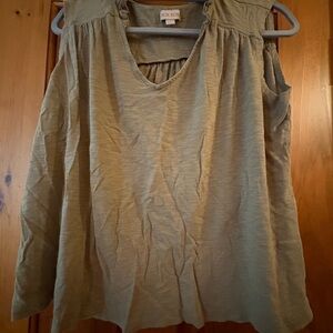 Knox Rose Target blouse with ruffled neckline